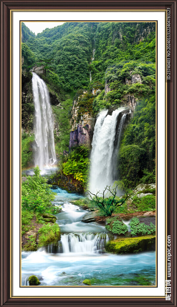 风景山水画 