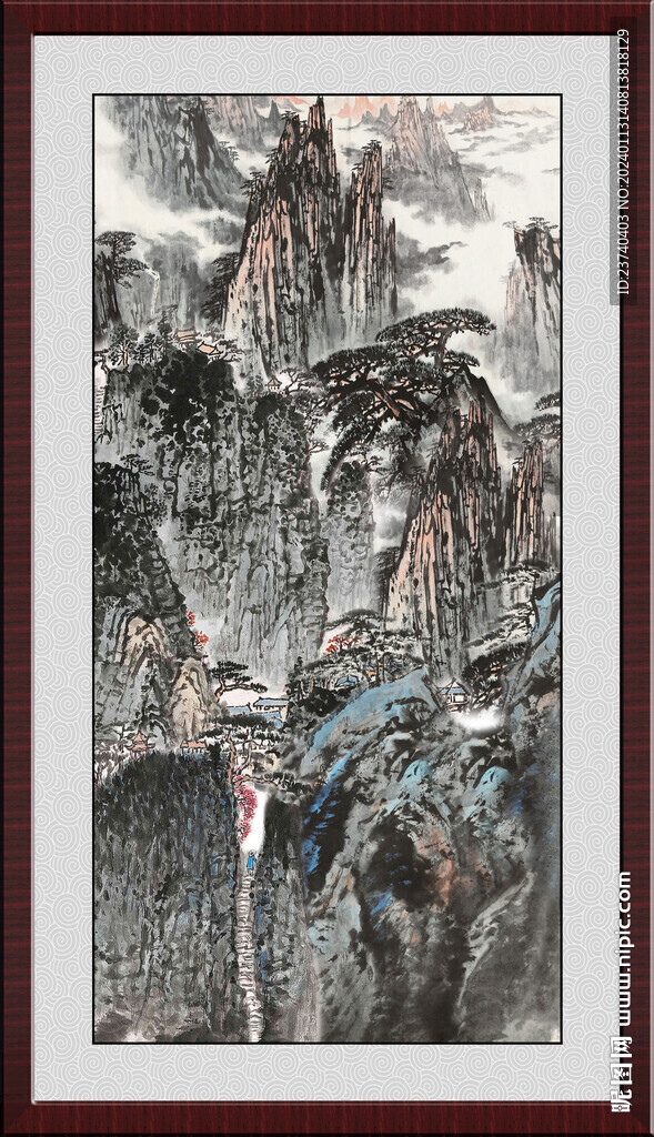 中堂山水画