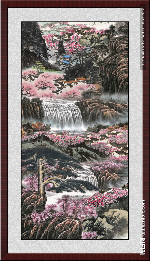 巨幅山水画 