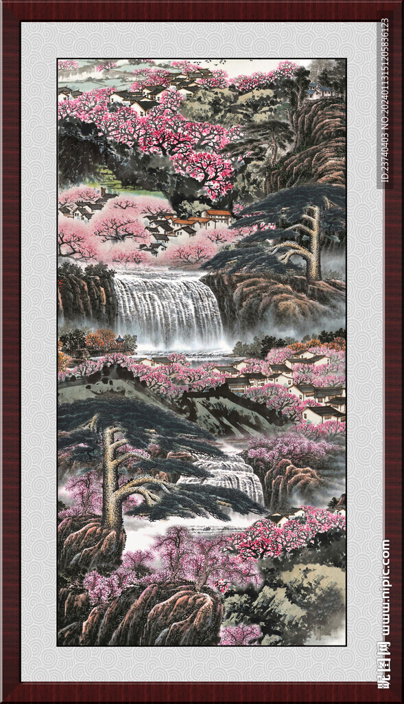 中堂山水画