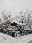 山村的雪