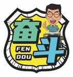 异形手举牌