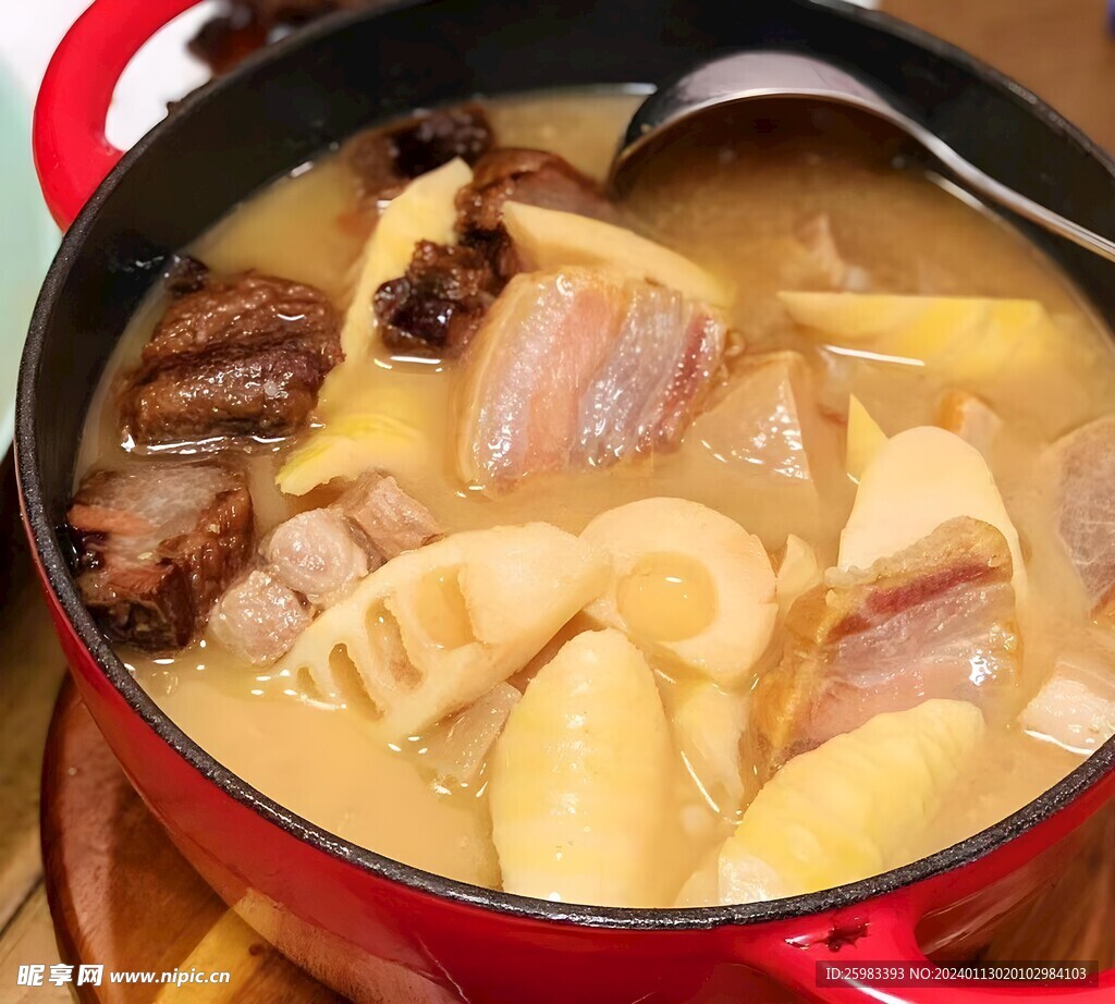 笋片火腿猪肉汤