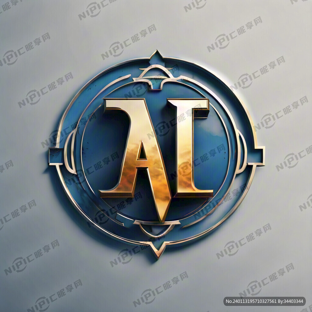 字母的标志 蓝罡科技