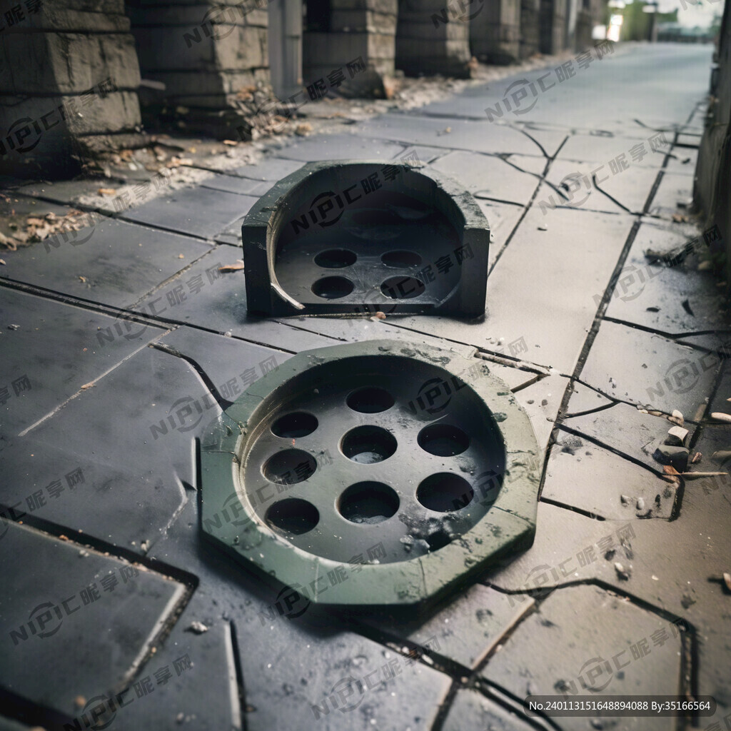道路排水井盖节点图