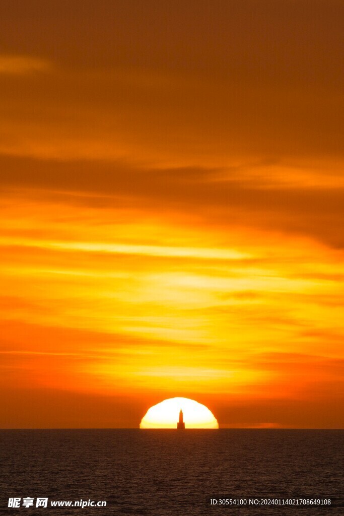 日出日落夕阳西下图片