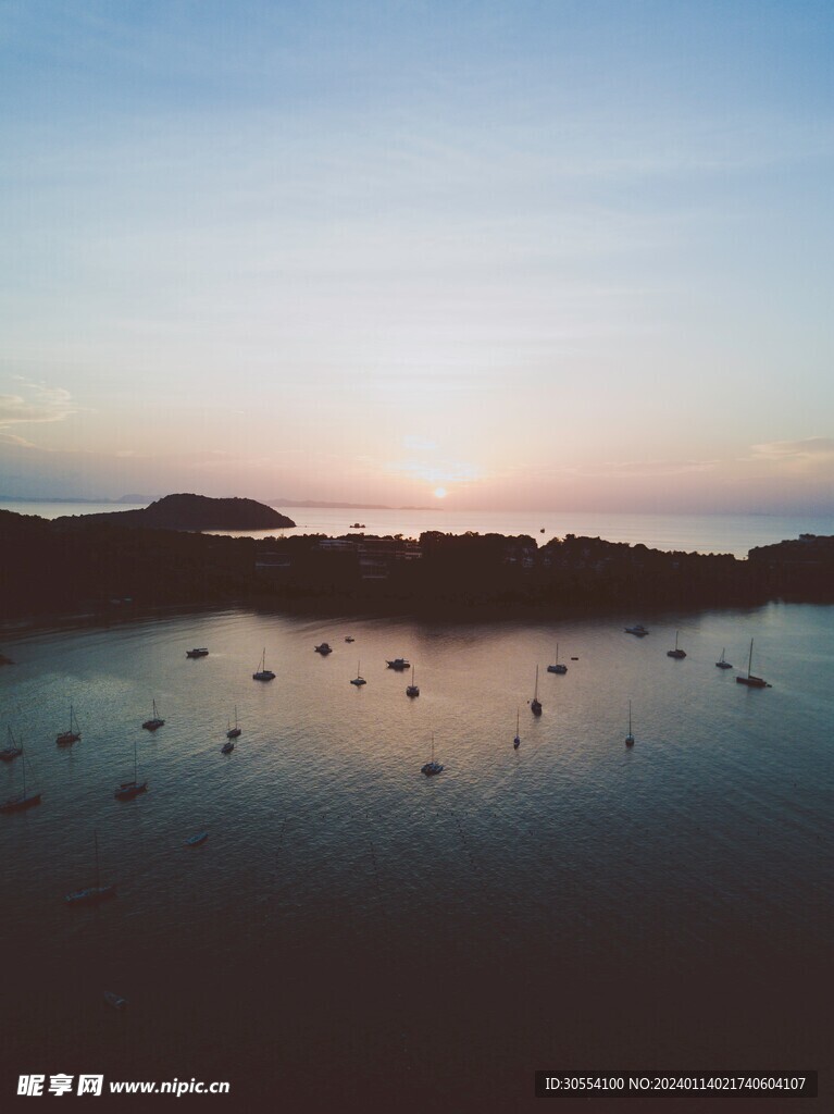 日出日落夕阳西下图片