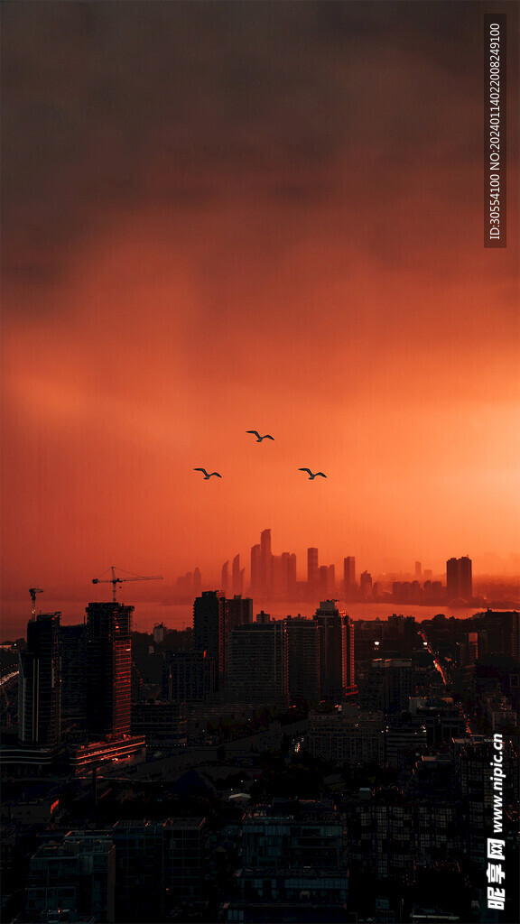 日出日落夕阳西下图片