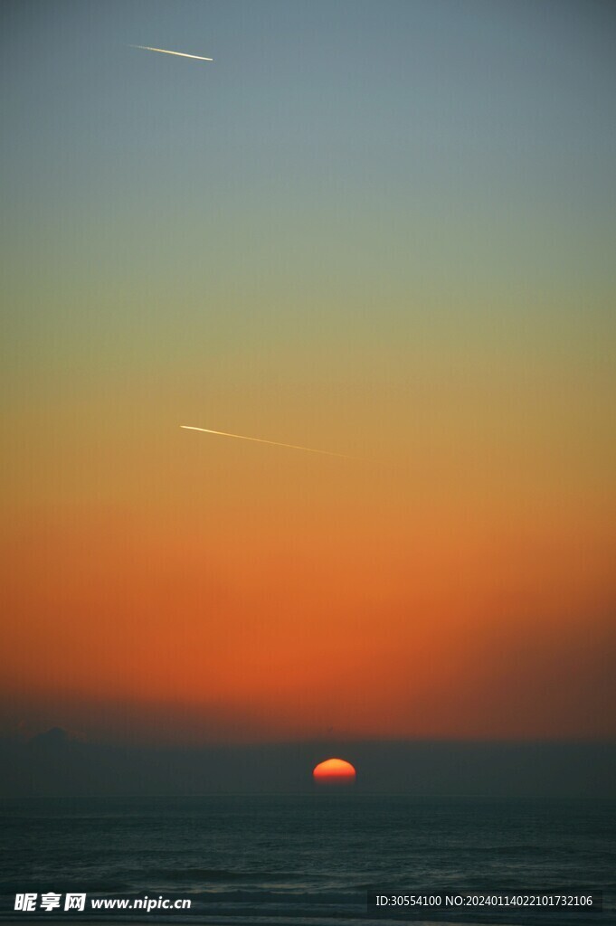 日出日落夕阳西下图片