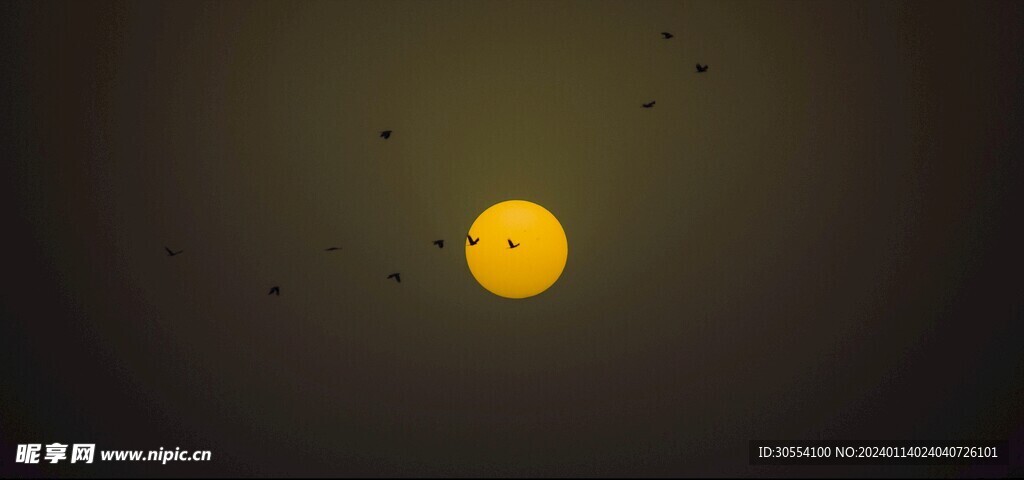 夕阳晚霞图片