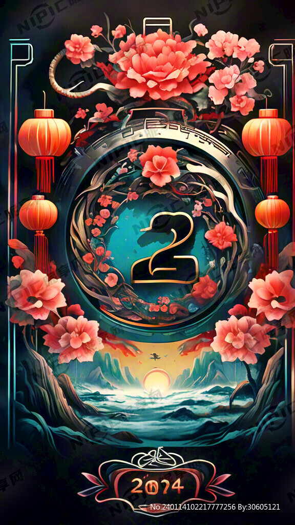 2024年 恭喜发财 喜庆