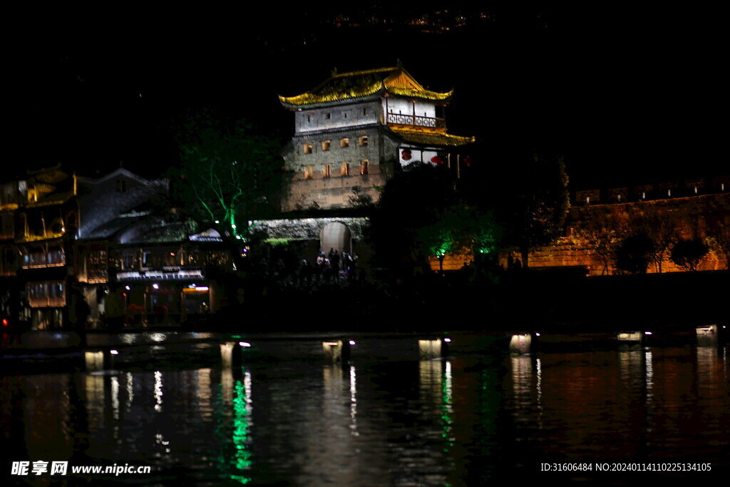 古镇 夜景