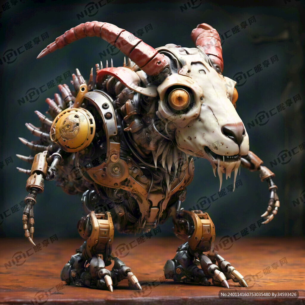 羊蝎子 机械生物 写实