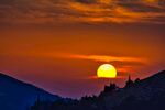 夕阳晚霞图片