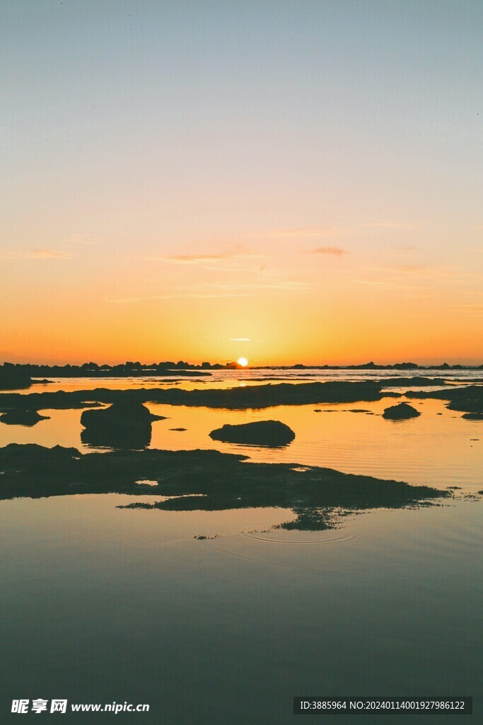 夕阳晚霞图片