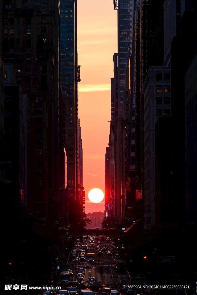 夕阳落日图片