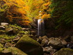 美丽湖泊山峰森林风景图片