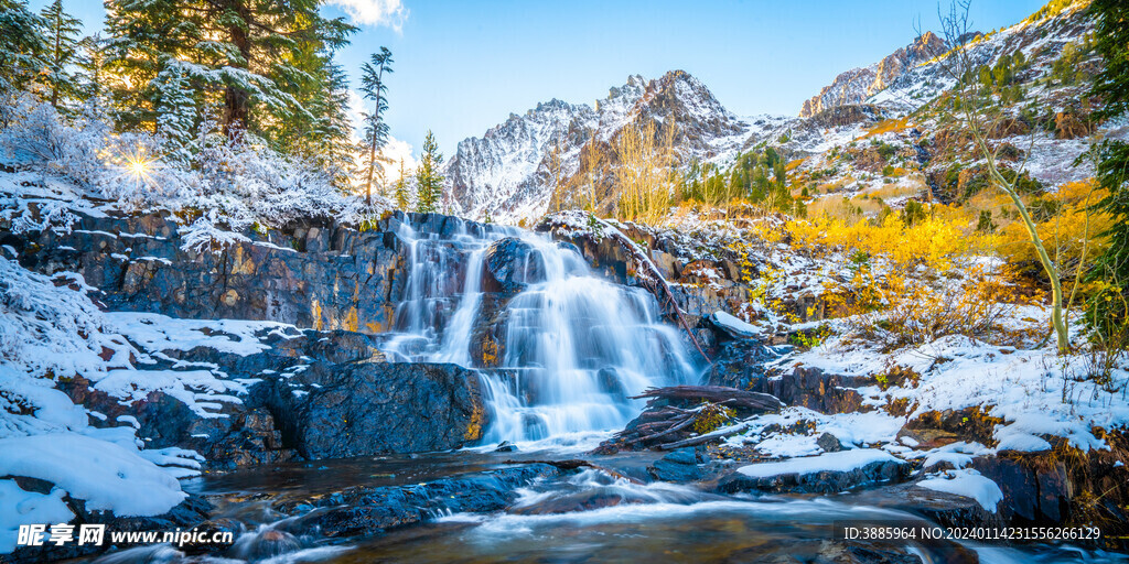 雪山山脉图片