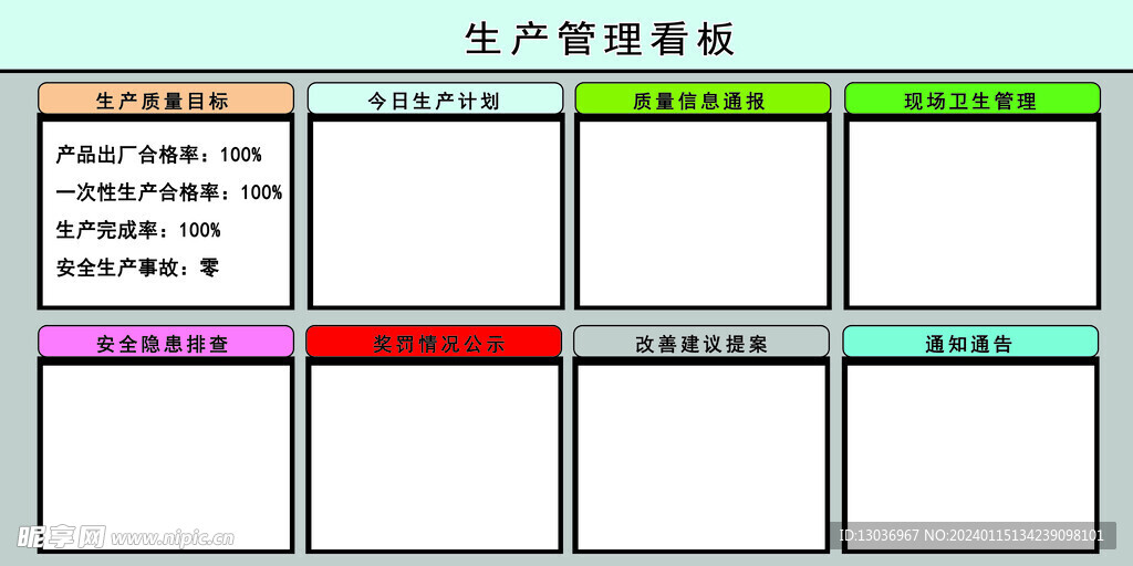 生产管理看板
