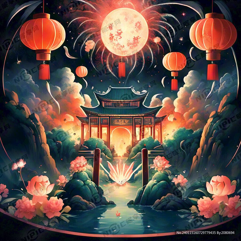 龙腾虎跃新征程的新年海报
