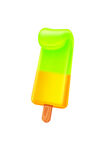 雪糕冰淇淋冰棍双色舌头绿舌头