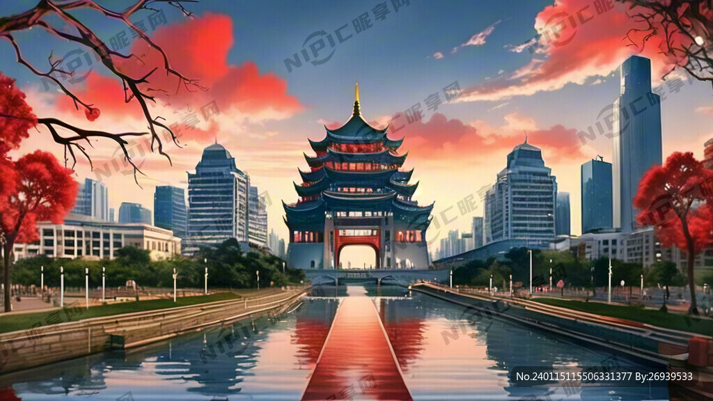 精耕志远 聚心同行 红色背景
