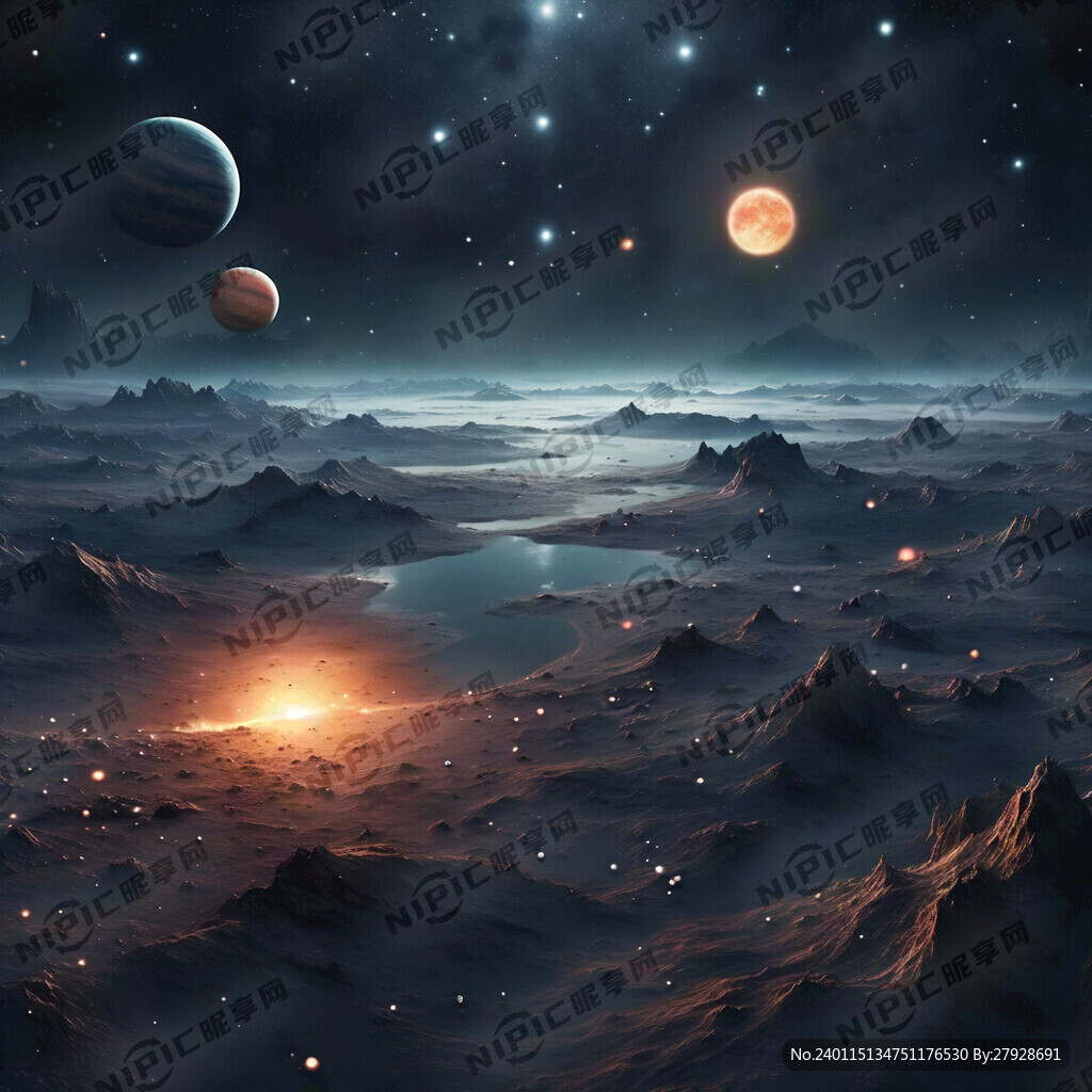 震撼 宇宙 辽阔 星球 清晰