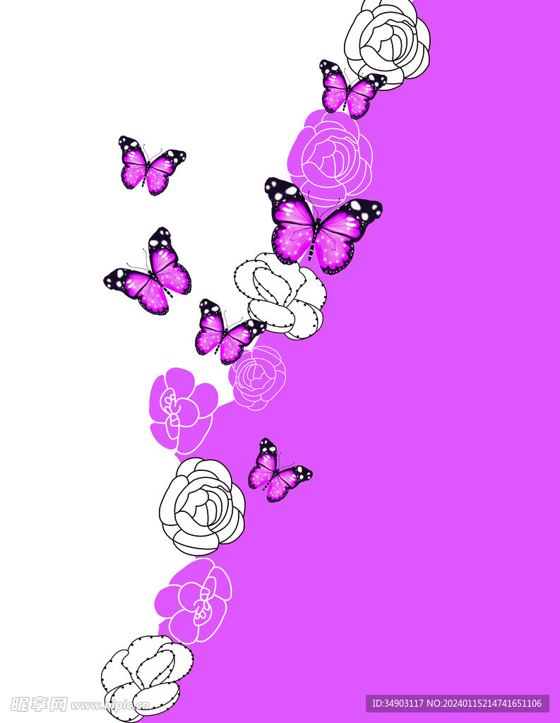 手绘花