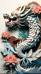 剪纸中国龙