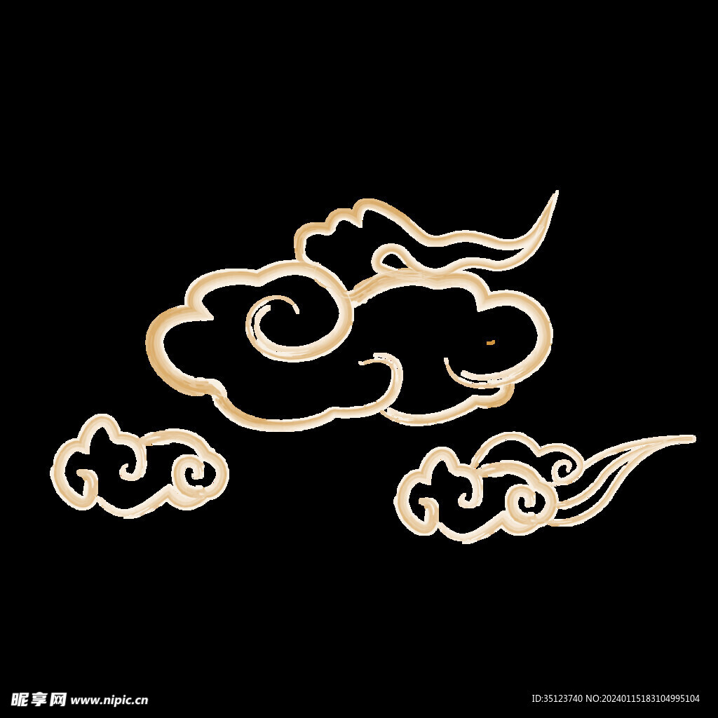 中国风祥云锦云