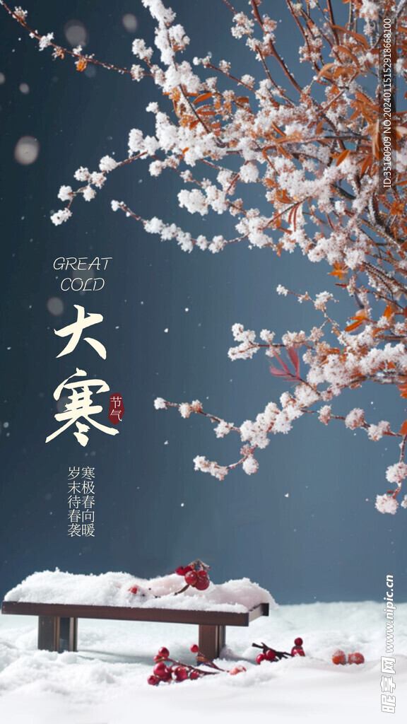 大寒小寒系列海报