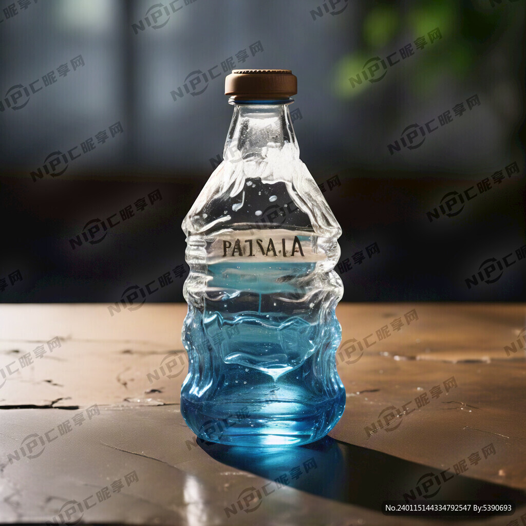 压扁的矿泉水瓶