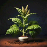 茄科烟草植物 一颗烟草植物 烟叶种植