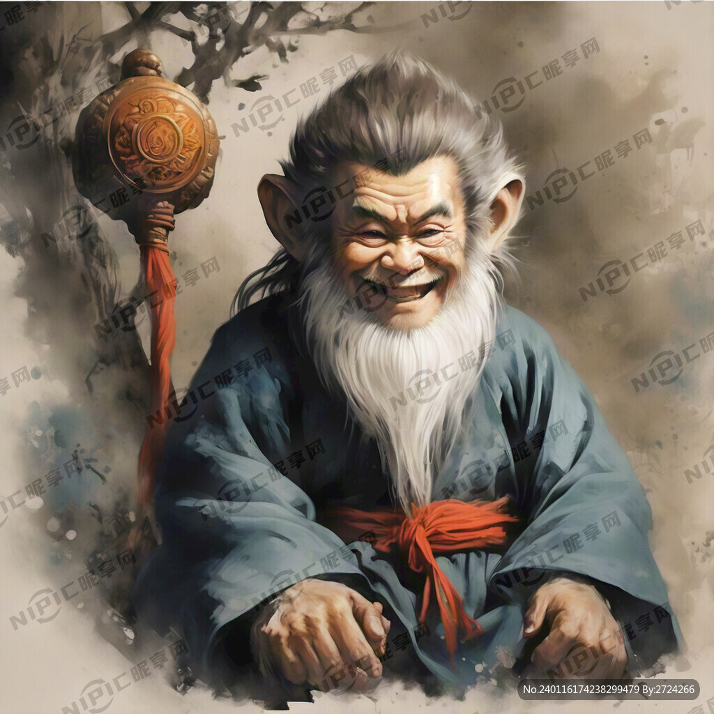 画一个萌萌哒的孙悟空