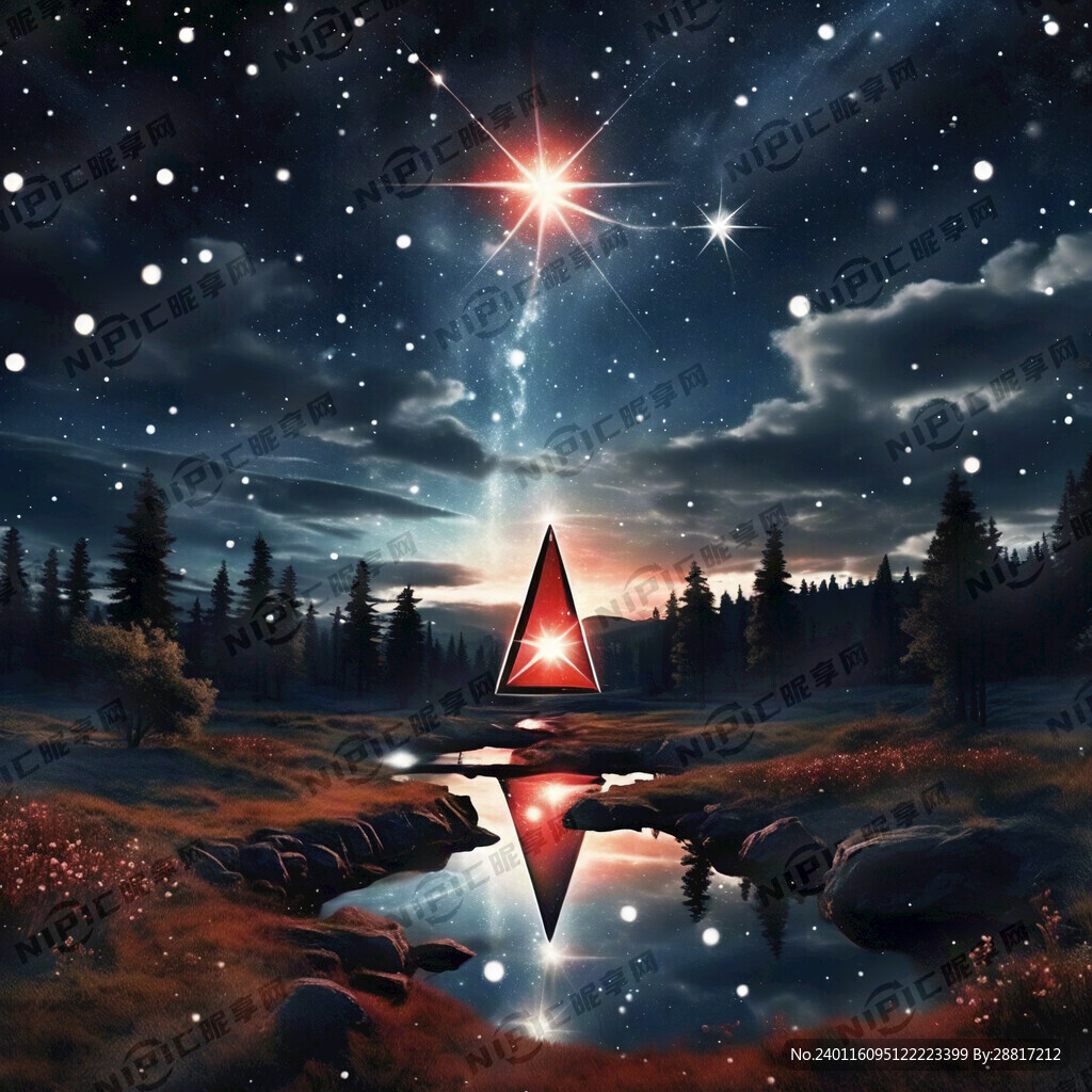 星空下红星闪耀
