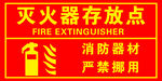 灭火器存放点