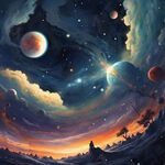 星系, 宇宙，清新