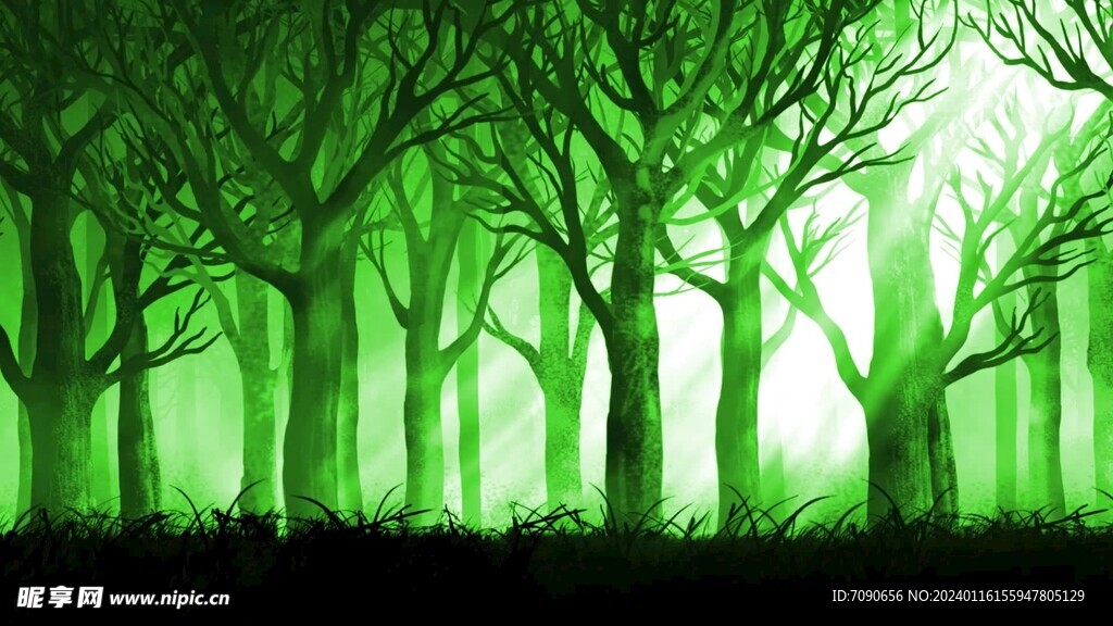 绿色童话森林