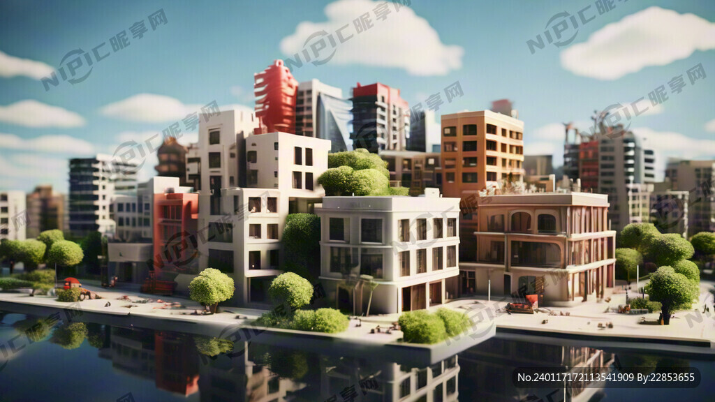 3d城市建筑