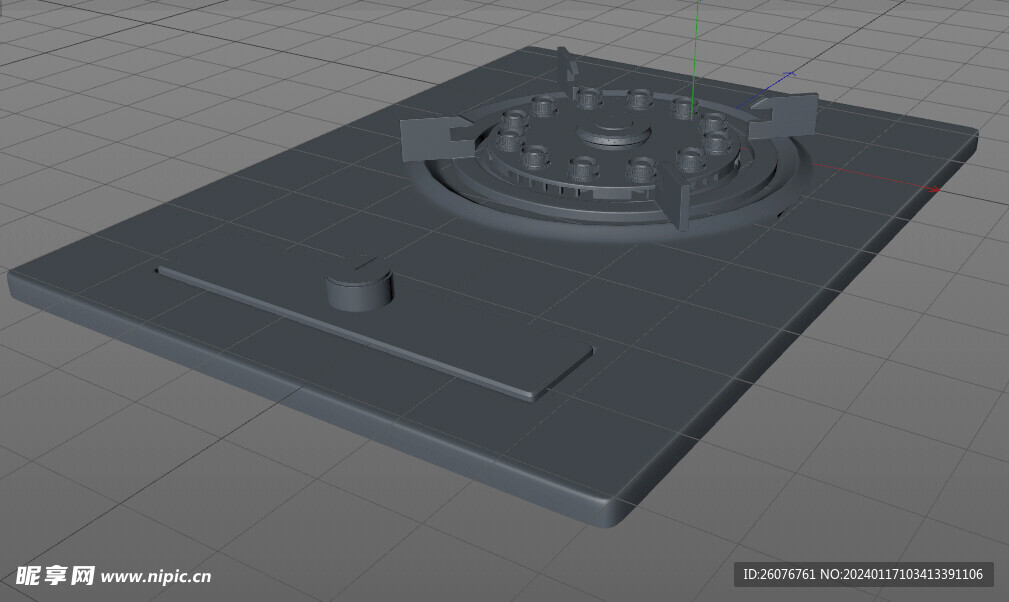 煤气灶建模模型