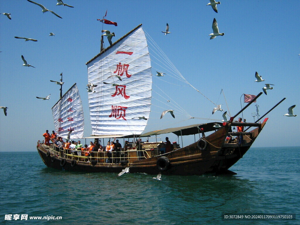 长岛传统渔船大瓜篓