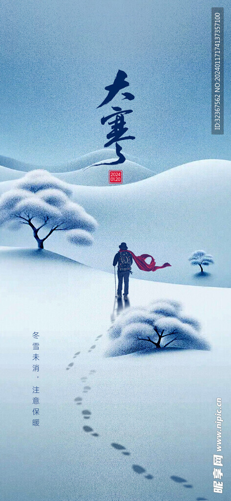 大寒海报 