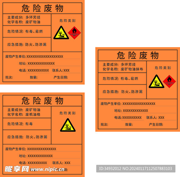 危险废物标识