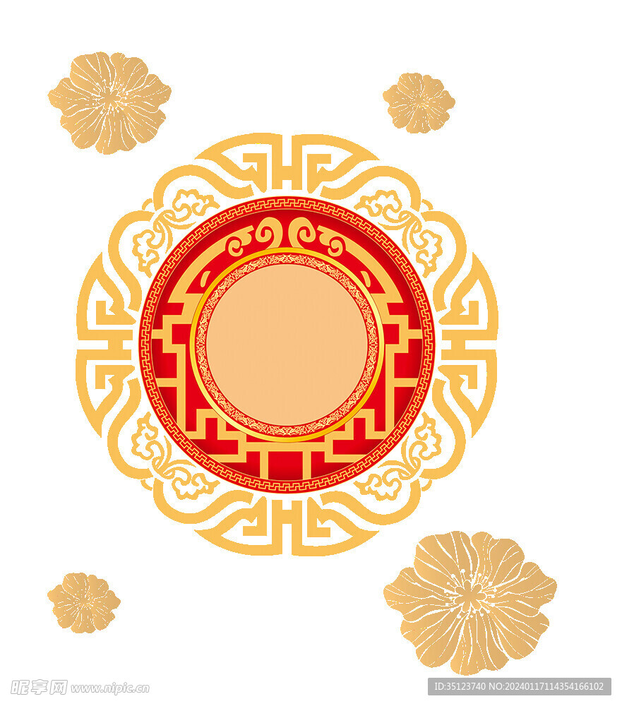 传统节日剪纸图案
