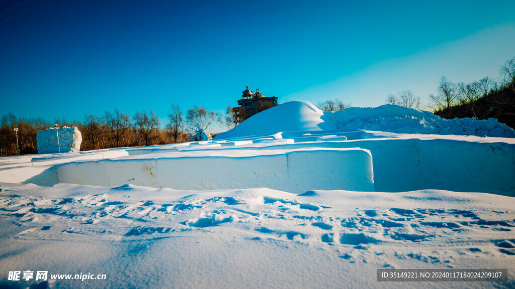 兰西南山冰雪