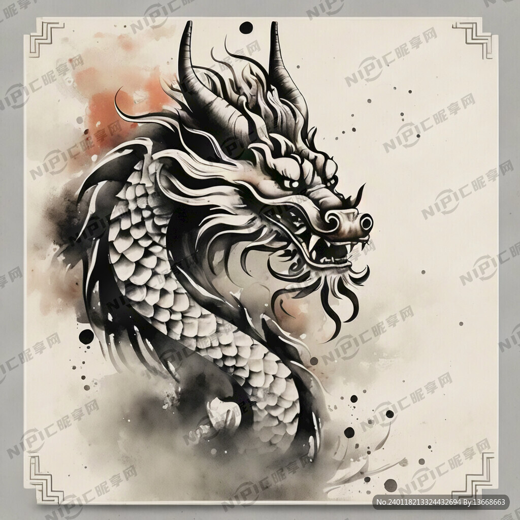 龙年画风格