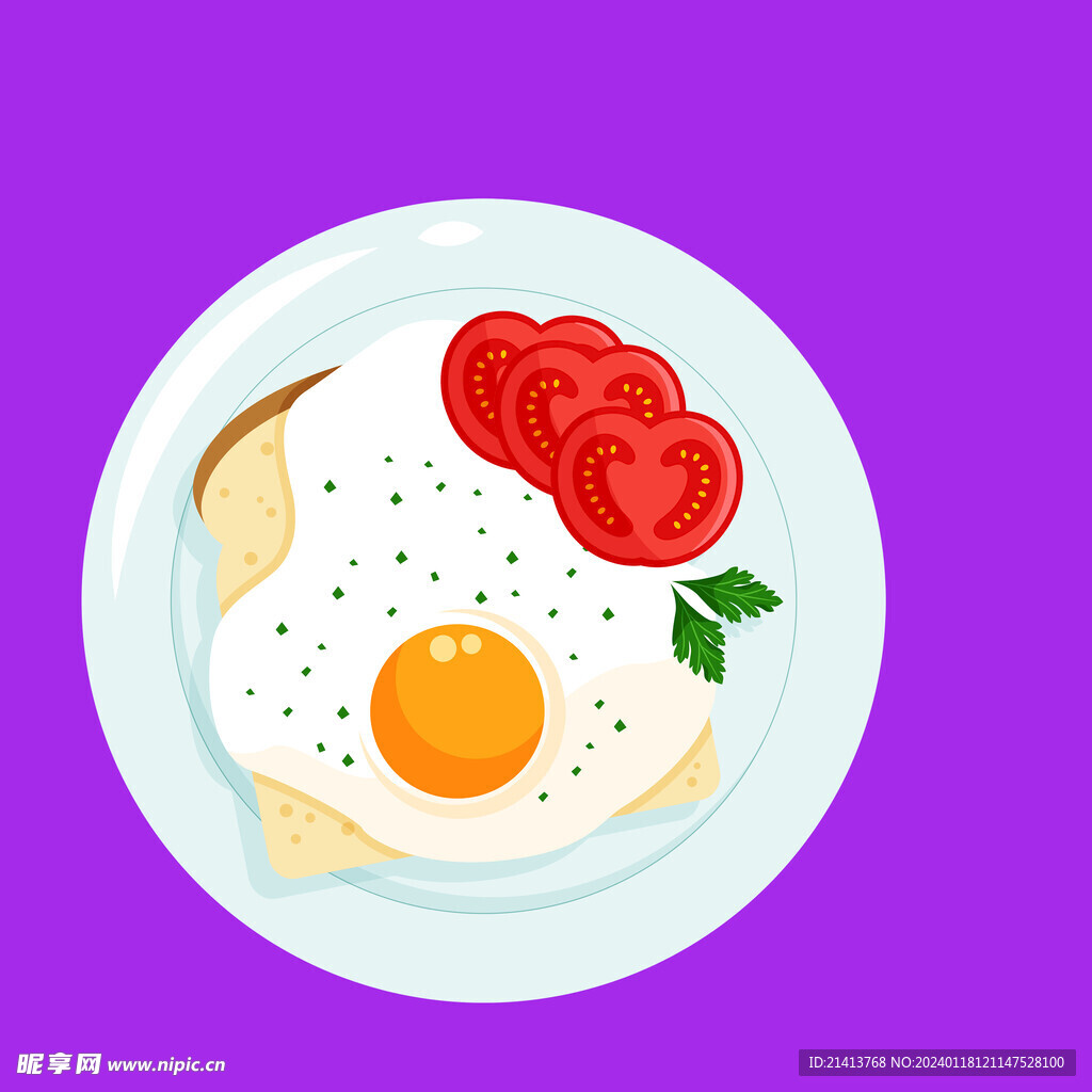 手绘美食佳肴