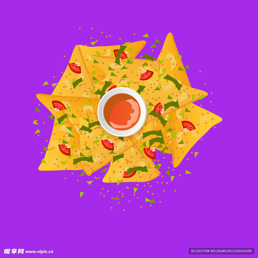 手绘美食佳肴