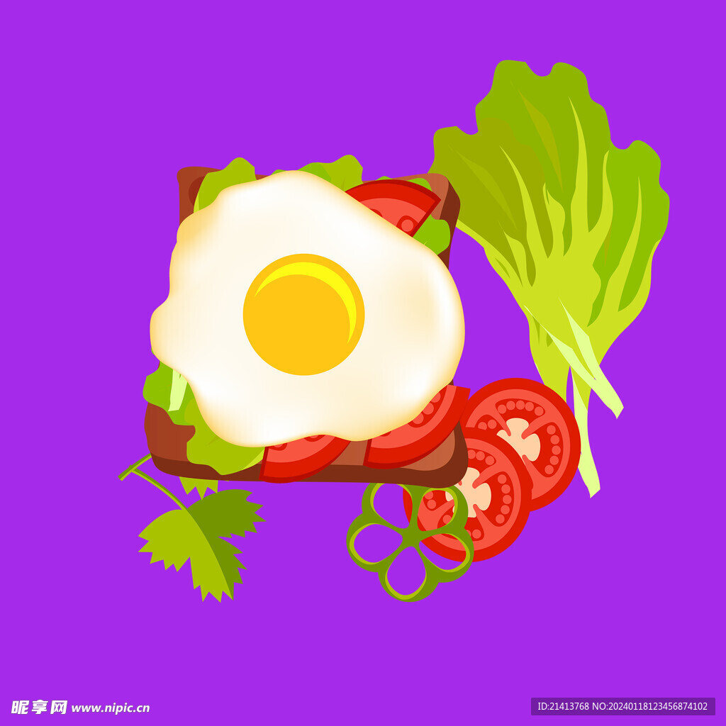 手绘美食佳肴