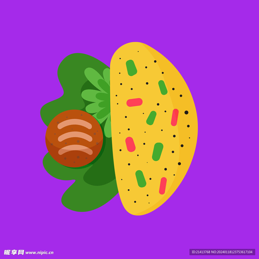 手绘美食佳肴